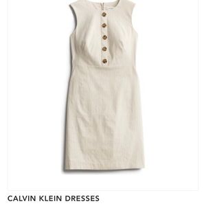 Calvin Klein Rhea Button Detail Dress